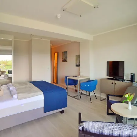 Duenenresidenz Prora - 1-raum-ferienwohnung Mit Meerblick, 1 Schlafzimmer Und Balkon Np-515 Binz