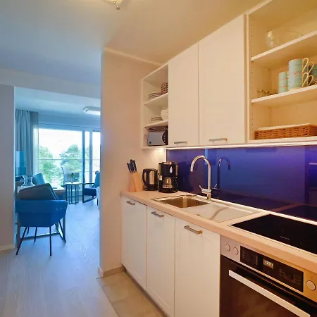 Duenenresidenz Prora - 1-raum-ferienwohnung Mit Meerblick, 1 Schlafzimmer Und Balkon Np-515 Appartamento