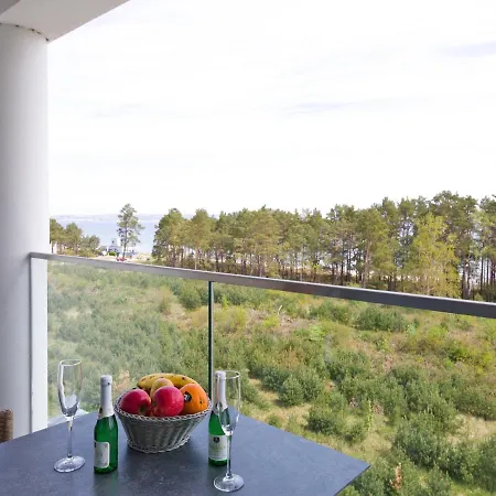 Daire Duenenresidenz Prora - 1-raum-ferienwohnung Mit Meerblick, 1 Schlafzimmer Und Balkon Np-515 Binz